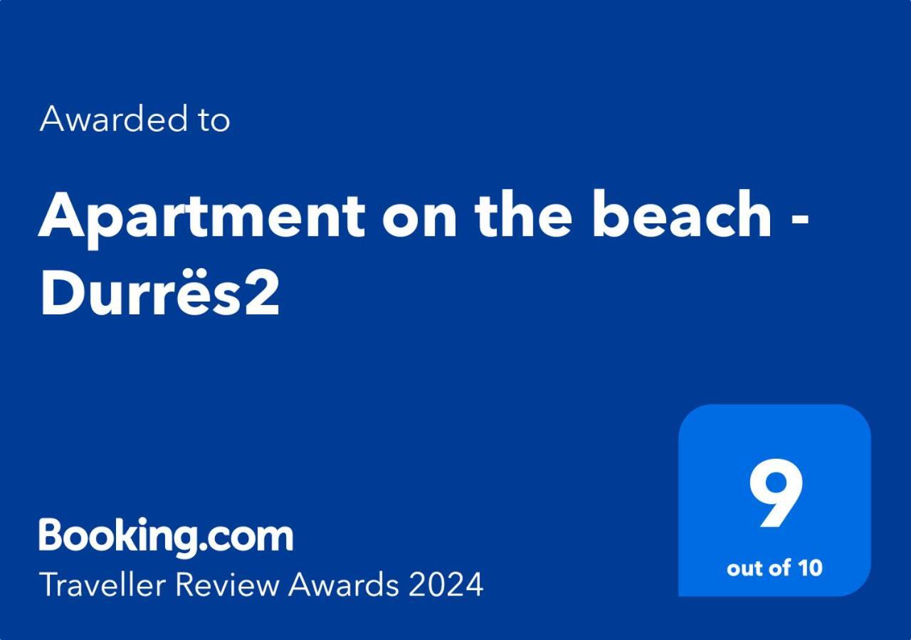 Sea View-Apartment On The Beach - Durrs2 Драч Екстериор снимка