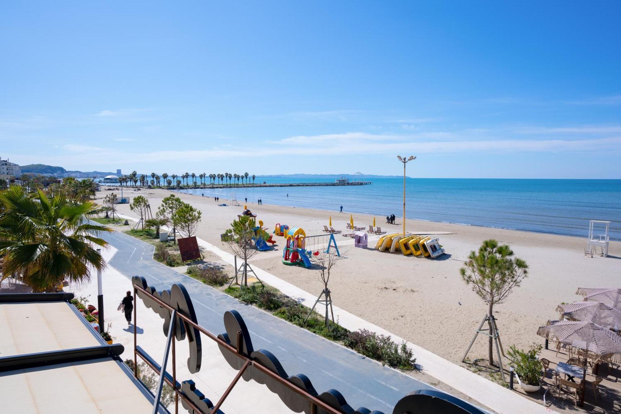 Sea View-Apartment On The Beach - Durrs2 Драч Екстериор снимка